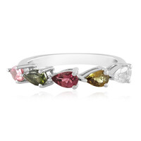 Anillo en plata con Turmalina