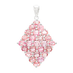 Colgante en plata con Zafiro Padparadscha
