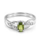 Anillo en plata con Turmalina cuprífera