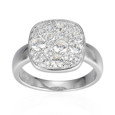 Anillo en plata con Zircón(Adela Silber)