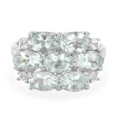 Anillo en plata con Aguamarina de Bauchi