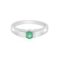 Anillo en plata con Esmeralda de Colombia