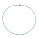 Collar en plata con Apatita azul
