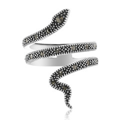 Anillo en plata con Marcasita