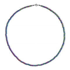 Collar en plata con Hematita mística