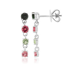 Pendientes en plata con Turmalina rosa de Brasil (Pallanova)
