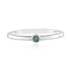 Anillo en oro con Diamante azul I3