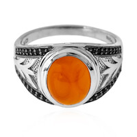Anillo en plata con Cornalina