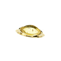 Anillo en plata con Ámbar báltico