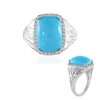 Anillo en plata con Turquesa (de Melo)
