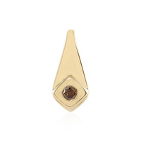 Colgante en oro con Diamante chocolate I2