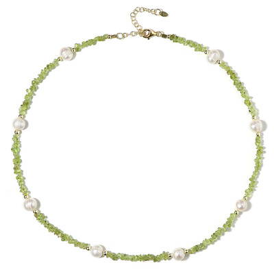 Collar en plata con Peridoto (Riya)