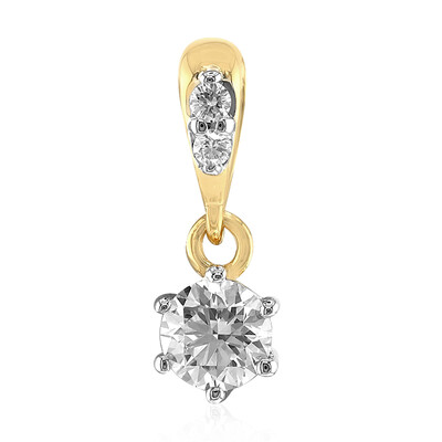 Colgante en oro con Diamante IF (D) (Annette)