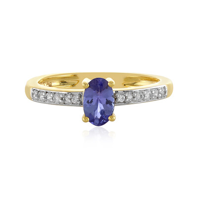 Anillo en plata con Tanzanita