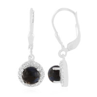 Pendientes en plata con Pietersita