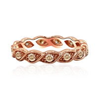 Anillo en oro con Diamante rosa de Francia de Argyle SI1