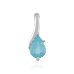 Colgante en plata con Apatita azul