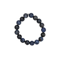 Brazalete en plata con Dumortierita