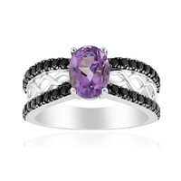 Anillo en plata con Amatista