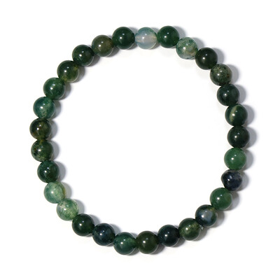 Brazalete con Ágata de musgo