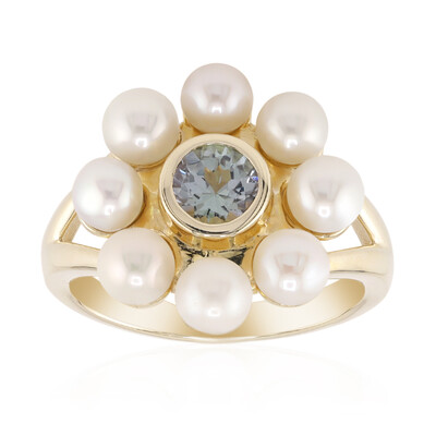 Anillo en oro con Tanzanita sin calentar (Remy Rotenier)