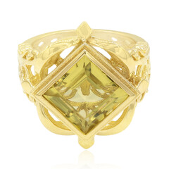 Anillo en plata con Cuarzo del Ouro Verde (Memories by Vincent)