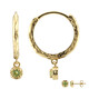 Pendientes en plata con Peridoto de Birmania