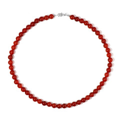 Collar en plata con Ónix rojo