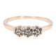 Anillo en plata con Diamante fantasía