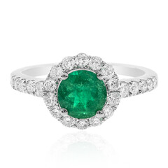 Anillo en oro con Granate tsavorita AAA (CIRARI)