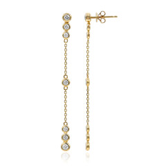 Pendientes en oro con Diamante SI2 (H) (CIRARI)