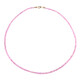 Collar en oro con Zafiro de Ceilán rosa