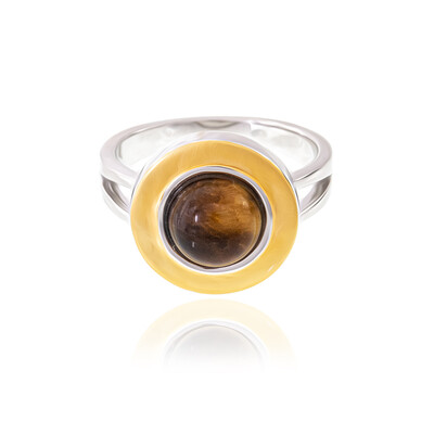 Anillo en plata con Ojo de tigre (MONOSONO COLLECTION)