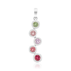 Colgante en plata con Turmalina rosa (Pallanova)
