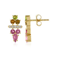 Pendientes en plata con Turmalina