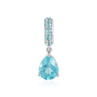 Colgante en plata con Apatita azul
