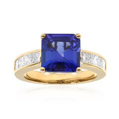 Anillo en oro con Tanzanita AAA (CIRARI)