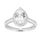 Anillo en plata con Topacio blanco