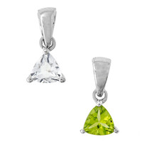 Colgante en plata con Peridoto