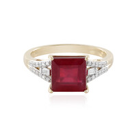 Anillo en oro con Rubí de Madagascar (D'vyere)