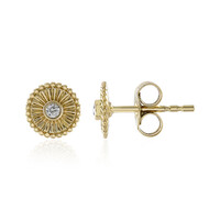 Pendientes en oro con Diamante IF (G)  (de Melo)