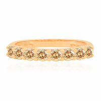 Anillo en oro con Diamante rosa de Francia de Argyle SI1