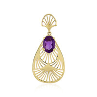 Colgante en oro con Amatista (Ornaments by de Melo)