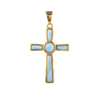 Colgante en plata con Larimar