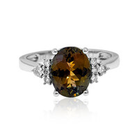 Anillo en oro con Tanzanita sin calentar (CIRARI)