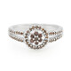 Anillo en plata con Diamante fantasía