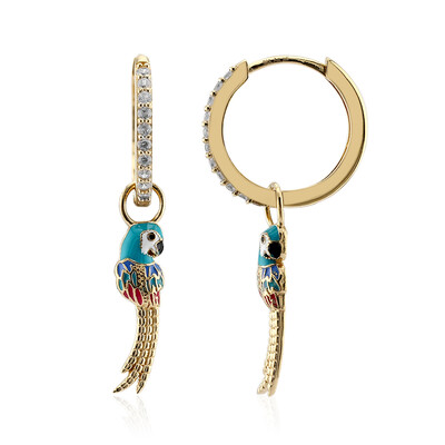 Pendientes en plata con Zircón
