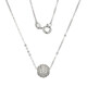 Collar en plata con Zircón (Adela Silber)