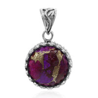 Colgante en plata con Turquesa púrpura del Mohave Kingman (Art of Nature)
