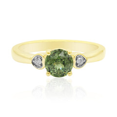 Anillo en oro con Demantoide de Madagascar (John Ferry)